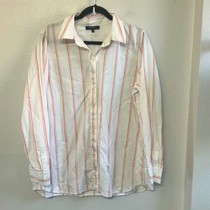 Lafayette 148 Women’s Striped Button Down Shirt